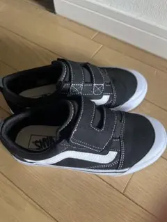 Vans ベルクロスニーカー ブラック/ホワイト　20.5cm