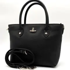 未使用級✨ヴィヴィアンウエストウッド ディアマンテ 2way ハンドバッグ 黒