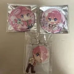 すとぷり さとみくん アクリルキーホルダー 缶バッジ