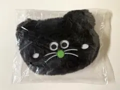 【未使用】韓国 モナムヒ ネコ ポーチ ブラック くろねこ 限定コラボ