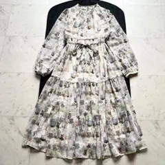 yukiemon ユキエモン 6th.テキスタイルワンピース パッチワークのサムネイル