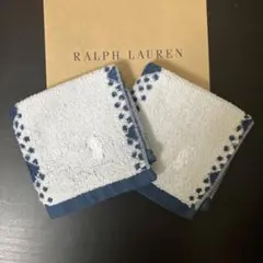 新品　ラルフローレン　タオルハンカチ　2枚セット