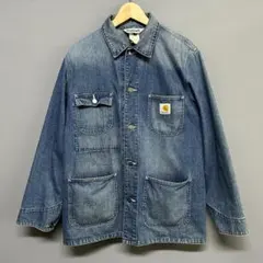 美品 90s カーハート カバーオール エドウイン期 XL 黒 チョアコート