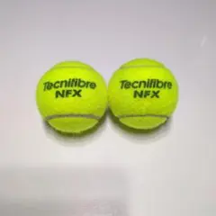 Tecnifibre NFX 　硬式　中古テニスボール 2個　004