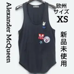 アレクサンダー·マックイーン ワッペン付き タンクトップ ネイビーのサムネイル