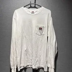 BEN DAVIS ポケット付き Tシャツ Lサイズ ホワイト