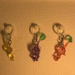 ピクミンめじるしチャームキーホルダーガチャガチャ