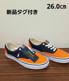 【新品タグ付き】 定価12,100円 ラルフ スニーカー 26㎝ ネイビー