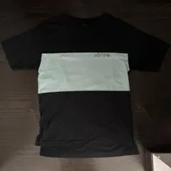 SILAS Tシャツ ブラック×ライトグリーン Sサイズ
