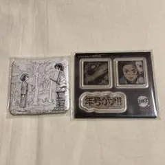 鬼滅の刃 ダイニング お楽しみくじ アクリルステッカー スクエア缶バッジ 手鬼