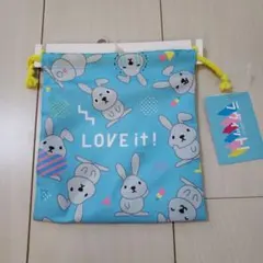 ラヴィット！ラッピー　 巾着袋