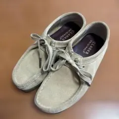 clarks クラークス wallabee ワラビー ベージュ 23cm