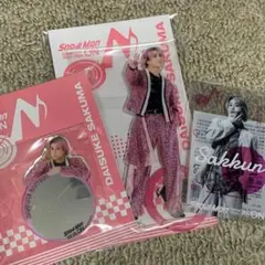 3点　SnowMan 佐久間大介　アクリルスタンド クリアステッカー　ミラー