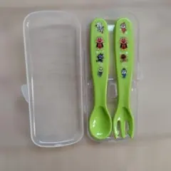 アンパンマン　プラスチック　スプーンフォークセット