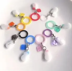 ♡めじるしチャーム　雪だるま イニシャル付き