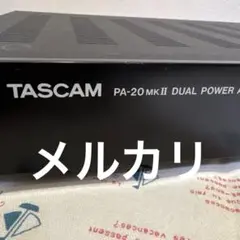 TASCAM PA-20MKⅡ パワーアンプ　動作品　保証有 TASCAM PA-20MKⅡ パワーアンプ 動作品 保証有 - メルカリ
