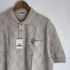 古着　LL ポロシャツ　Mc GREGOR マックレガー　ベージュ　未使用