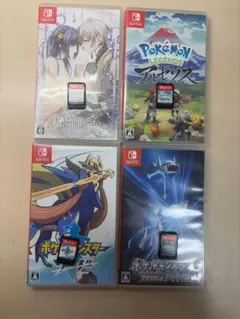 Switchソフト4点まとめ売り（ポケモン3種・君は雪間に希う）バラ売り相談可