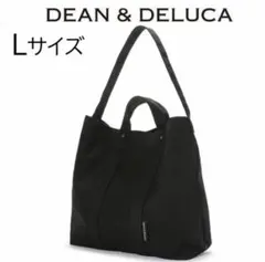 DEAN&DELUCAコットントートバッグブラック L
