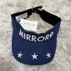 MIRROR9 ミラーナイン ゴルフサンバイザー ネイビーのサムネイル