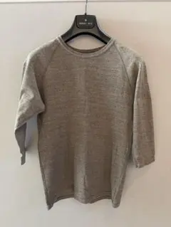 ハリウッドランチマーケット ストレッチフライス七分袖Tシャツ　サイズ3