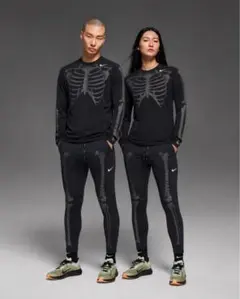 NIKE スケルトン ランニングパンツ ハロウィン US XS 希少