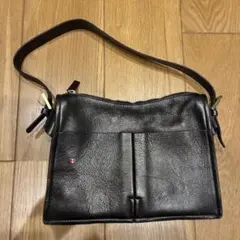 リアルレザー　メッセンジャーバッグ　ブラウン　ワンショルダー　y2k 00s リアルレザー メッセンジャーバッグ ブラウン ワンショルダー