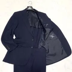 BURBERRYS ウール モヘア セットアップ スーツ メンズ S ネイビー