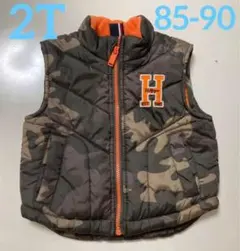 ダウンベスト迷彩