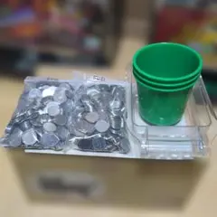 パチスロ.メダル25π1000枚(バラ柄)カップ3個 - メルカリ