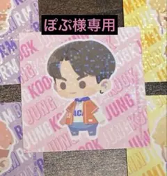Jungkook アニメスタイル ステッカー
