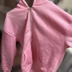 ピンク フルジップパーカーy2k