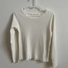 リプカットソー オフホワイト フリーサイズ