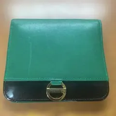 GIVENCHY 二つ折り財布 グリーン×ブラック　新品のサムネイル