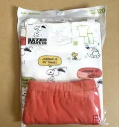 ユニクロ　UNIQLO RETRO PEANUTS ドライパジャマ120