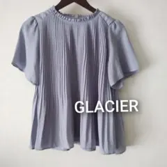 GLACIER ライトグレー 半袖シャツ M