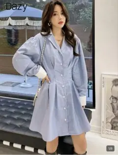 shein Dazy シャツワンピース