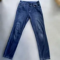 ストレッチデニムパンツ インディゴ Mサイズのサムネイル