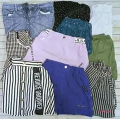 女の子160★スカート・キュロット・ショートパンツ等　10点セット　160サイズ