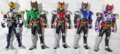 【中古】ビッグサイズソフビ フィギュア 仮面ライダーキバ 5種セット
