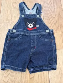 【美品】DOUBLE.B デニムオーバーオール Fサイズ
