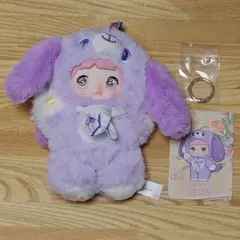 Nommi 小狗日記 紫 玩偶 掛飾