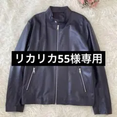 えびすさま　 【新品未使用】ポッシュアロマ　レザージャケット　シングルライダース 未使用 Posh alma ポッシュアロマ 羊革ブルゾン ラム レザージャケット