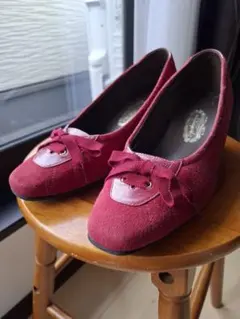 銀座ヨシノヤ リボンパンプス レッドのサムネイル