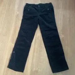 値下げ　COMME CA ISM 黒 コーデュロイ ロングパンツ