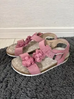 next サンダル　キッズ　花　ピンク　18-18.5cm 女の子