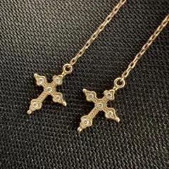 k18 ピアス(両耳用)