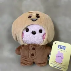 新品・タグ付♪ BT21 たっとんBABY ロンパース付ぬいぐるみCOOKY