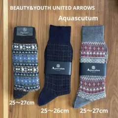 アクアスキュータム、BEAUTY&YOUTH UNITED ARROWS 靴下
