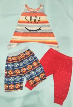タンクトップ　ハーフ　パンツ